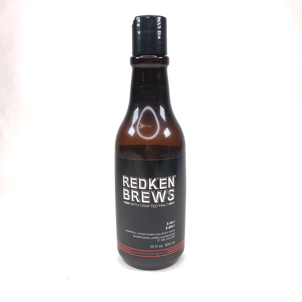 Redken Brews 3-In-1 Shampoo Conditioner and Body Wash 10oz/300ml New